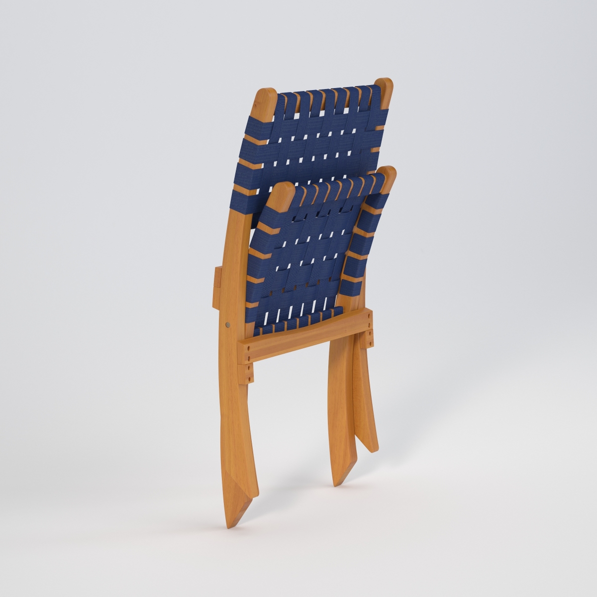 Sava Indoor Outdoor Folding Chair Navy Blue Webbing The Rush